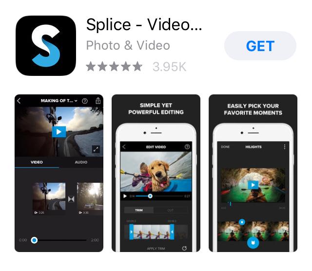 Splice - applications to edit videos